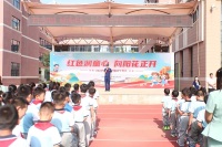 西咸新区消防救援支队能源金贸区大队开展“开学第一课”校园消防知识宣讲活动