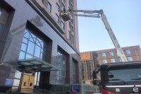 西咸新区消防救援支队秦汉大队开展高层建筑灭火救援实战演练