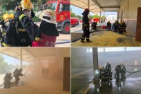 西咸新区消防救援支队召开大跨度厂房防消联勤暨执勤岗位练兵资料展示会