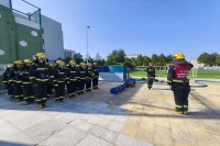 西咸新区消防救援支队空港大队组织开展真烟真火实战演练