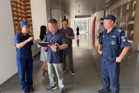 西咸新区消防救援支队沣西新城协调工作组联合街办安消办开展消防安全专项检查