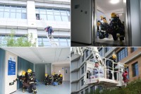 西咸新区消防救援支队开展医疗机构灭火救援实战拉动演练