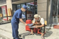 西咸新区消防救援支队深入辖区“九小场所”开展消防安全隐患排查工作