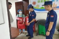 西咸新区消防救援支队能源金贸区协调工作组开展消防安全检查指导工作