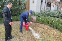 西咸新区消防救援支队永和路小型站组织开展高层建筑消防安全检查行动