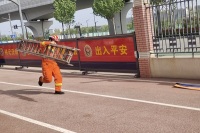 西咸新区消防救援支队沣西新城协调工作组开展体技能训练