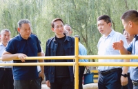 杨仁华在沣东新城秦汉新城调研防汛工作