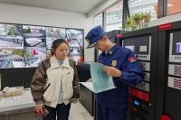 西咸新区消防救援支队能源金贸区大队开展铁一中金湾中学成人考试考点消防安全检查