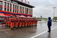 西咸新区消防救援支队开展水域救援力量集结拉动演练