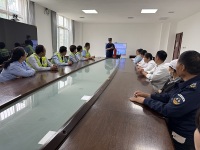 西咸新区消防救援支队能源金贸区大队走进高速公路收费站开展消防安全培训