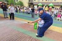 西咸新区消防救援支队诗经里小型站深入沣东第一幼儿园开展培训演练活动
