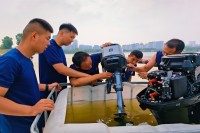 西咸新区消防救援支队开展水域救援装备实战效能测试