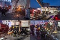 西咸新区消防救援支队开展经营性自建房灭火救援实战演练