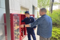 西咸新区消防救援支队能源金贸区协调工作组开展消防安全指导检查