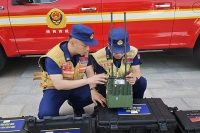 西咸新区消防救援支队应急通信和车辆勤务站开展实战化通信训练