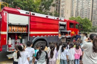 西咸新区消防救援支队永和路小型站走进幸福里第二幼儿园开展安全教育活动