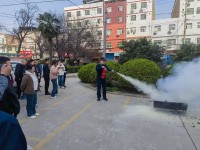 西咸新区消防救援支队三桥街道消防所联合街办开展消防安全培训会暨演练