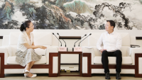 杨仁华会见西安交通大学党委常委、常务副校长别朝红