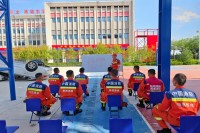 西咸新区消防救援支队尚航七路消防救援站组织开展车辆破拆救援技术专项授课